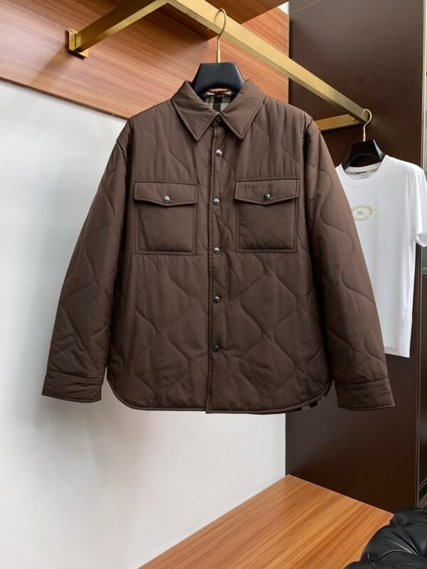 BRBY Quilted Jacket with Snap Buttons