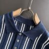 CG Stripped Polo Shirt – Blue