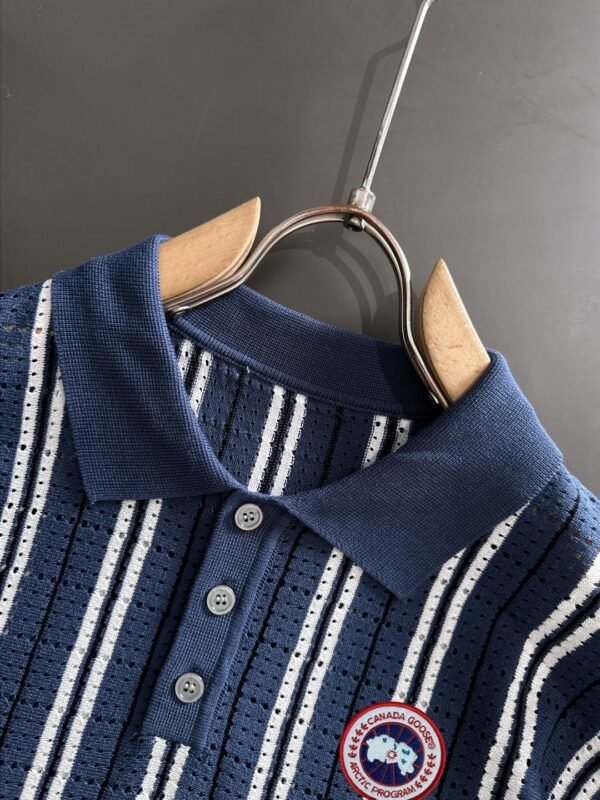 CG Stripped Polo Shirt – Blue