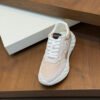 GCCI Trainers with Contrast Panels and Textured Sole - Beige