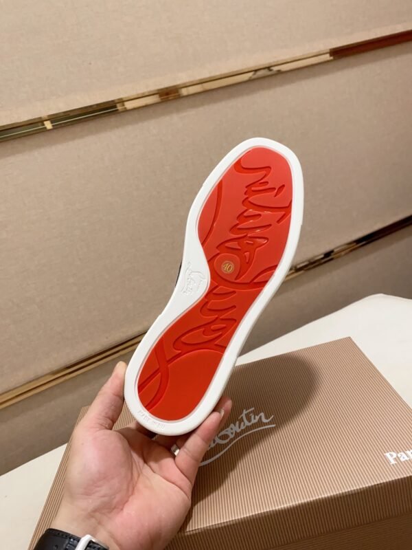 85d76885 CLB Trainers with Studded Toe and Check Side Panels - Black