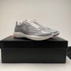 85e5b558 PRDA Trainers with Mesh Panels and Contrast Smooth Overlays - Grey
