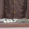 FND All-Over Monogram Hooded Zip-Up Jacket - Chocolate Brown