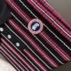 CG Stripped Polo Shirt - Burgundy