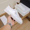 CLB Low-Top Trainers with Studded Toe Detail - White