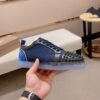 8b2c40ac CLB Low-Top Trainers with Studded Toe Detail - Navy Blue/Black