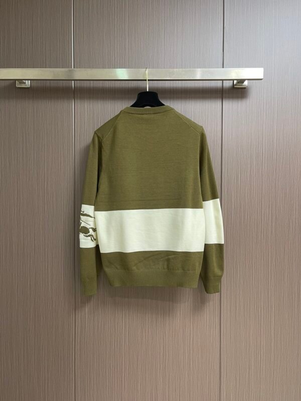 BRBY Colour-Block Crew Neck Jumper - Green