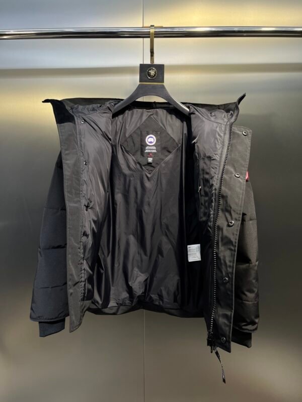 CG Quilted Hooded Puffer Jacket -Black