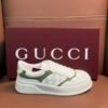 GCCI Trainers with Olive Contrast Panels and Monogram Pattern