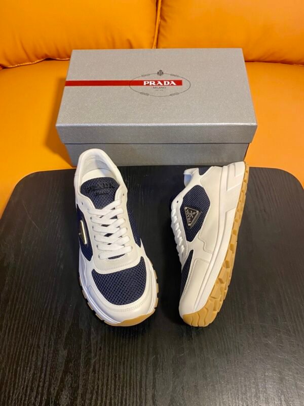 8dcb8720 PRDA Trainers with Breathable Mesh Panels - Black/White