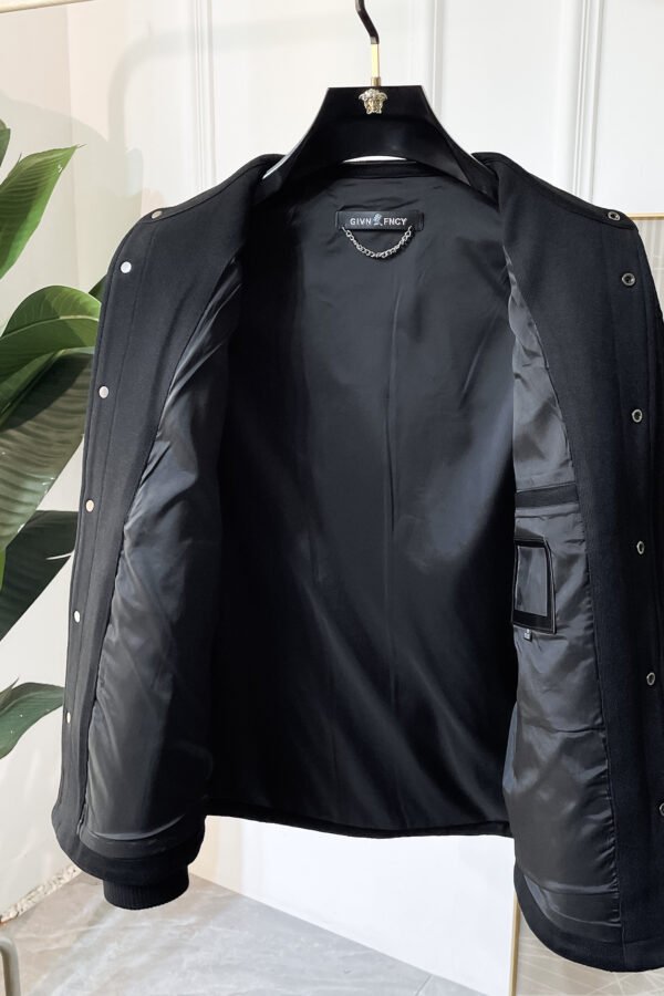 FND Textured Button-Front Jacket - Black