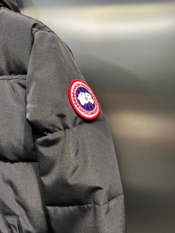 CG Quilted Hooded Puffer Jacket -Black