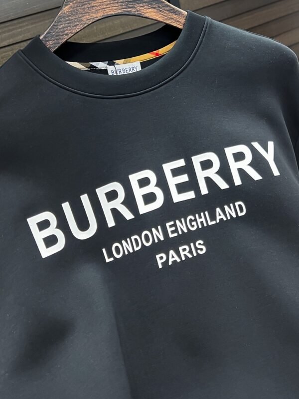 BRBY Crew Neck Jumper with Front Text Print