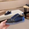 8fdc38f2 CLB Low-Top Trainers with Studded Toe Detail - Navy Blue/Black