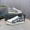 AMR Stars Court Low Mesh & Leather Trainers - Black & White