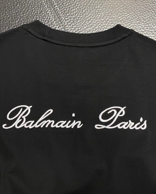 BLMN Paris Embroidered Script Logo T-Shirt