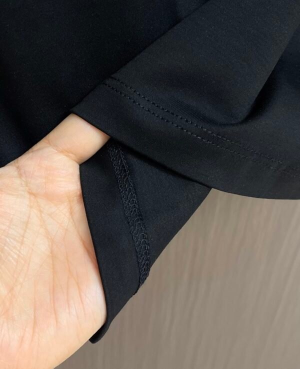 BLMN Bright Green Logo-Print Crewneck T-Shirt - Black