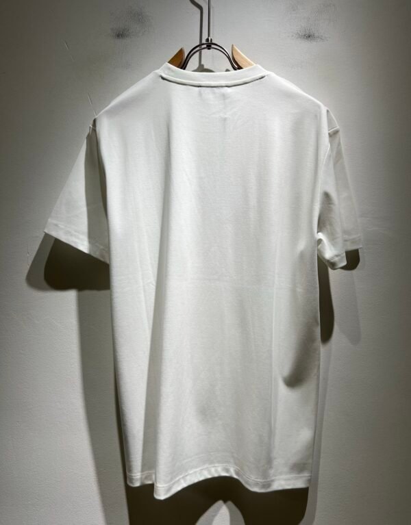 BLMN Paris Holographic Logo Crewneck T-Shirt - White