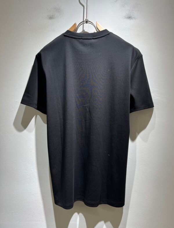 BLMN Paris Holographic Logo Crewneck T-Shirt – Black