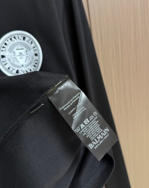 BLMN Paris Logo Patch Crewneck Long-Sleeve Jumper - Black