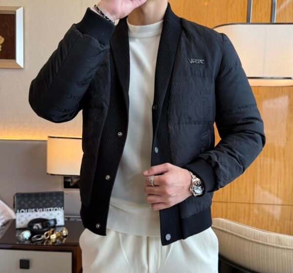 VRSC Jeans Couture Quilted Puffer Jacket - Black