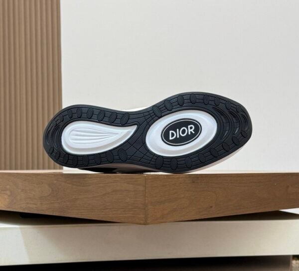 DXR CD Leather Trainers – Black & White