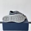 9 DXR CD Spin Grained Calfskin & Oblique Canvas Trainers – Anthracite Grey