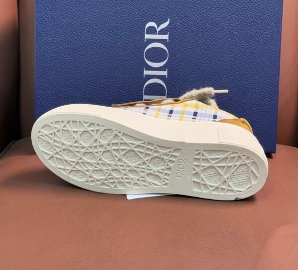 DXR CD Tan Suede Fringed Tongue & Mohair Laces Spin Trainers