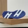 HRMS Mesh Low-Top Trainers – Blue with White Detail