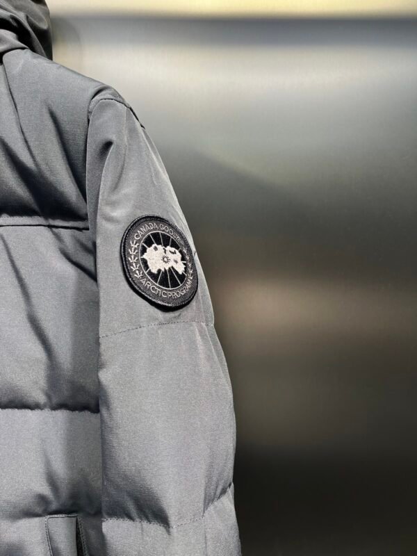 CG Quilted Hooded Puffer Jacket - Charcoal Grey