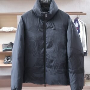 BRBY Zip-Up Insulated Jacket - Black