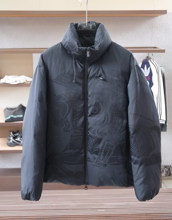 BRBY Zip-Up Insulated Jacket - Black