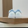 OFFW Low-Top Trainers with White and Ice Blue Contrast Panels