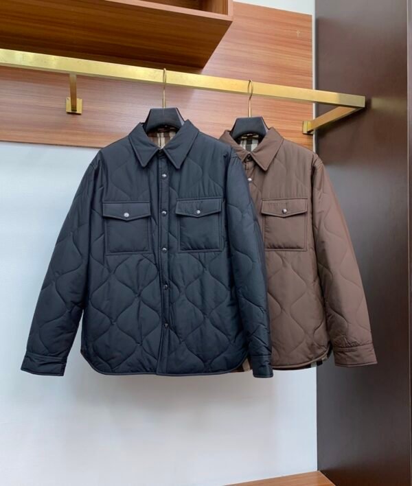BRBY Quilted Jacket with Snap Buttons