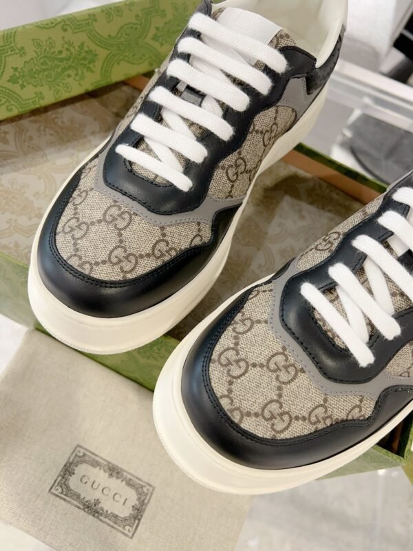 92da9b32 GCCI Low-Top Monogram Trainers - Black/Brown