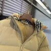 BRBY Hooded Padded Puffer Jacket - Light Beige