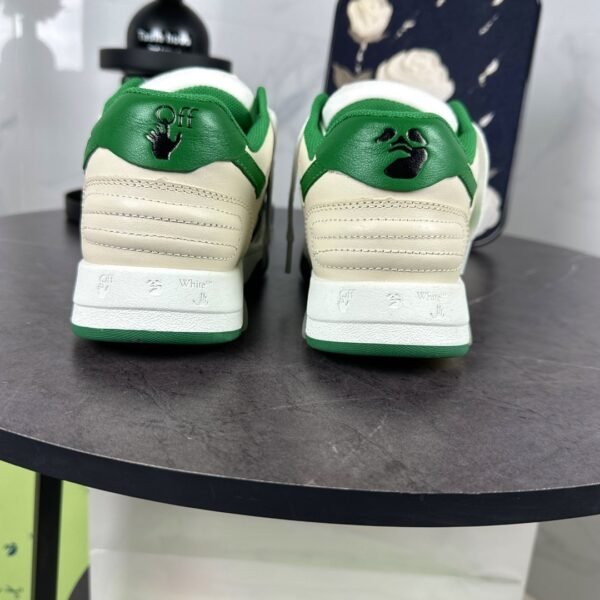 OFFW Trainers with Green Contrast Panels