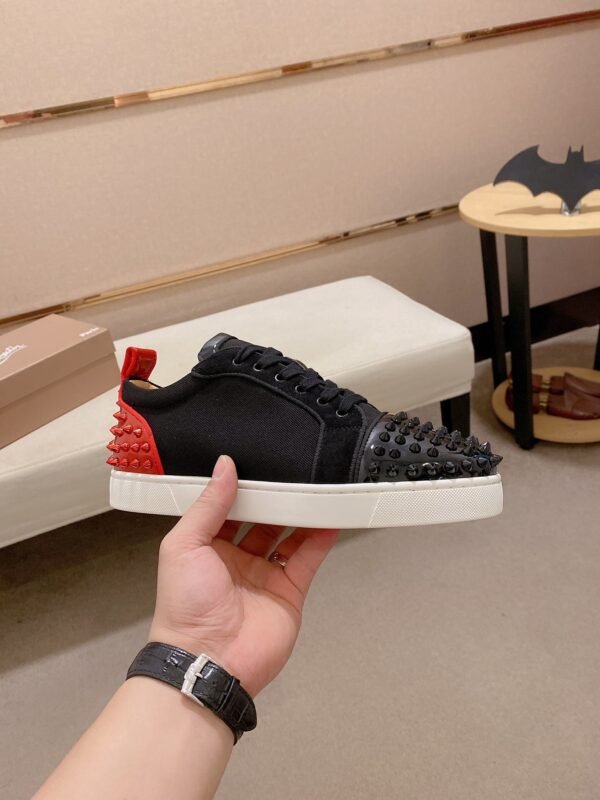 951d3904 CLB Low-Top Trainers with Studded Toe and Heel Detail - Black