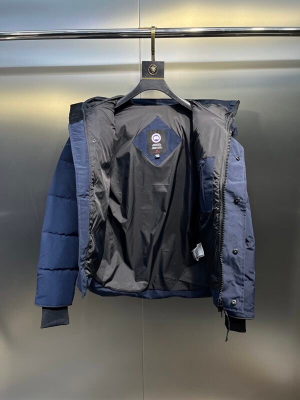 CG Quilted Hooded Puffer Jacket - Blue