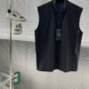 FND Reversible Monogram Gilet with Zip-Front - Black