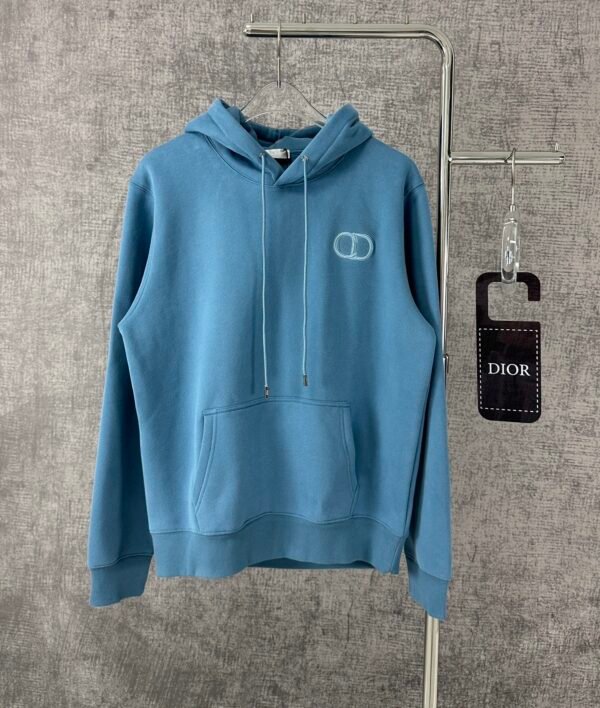 976cd91c CD Embroidered Logo Pullover Hoodie - Blue