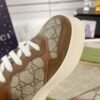 GCCI Low-Top Monogram Trainers - Brown