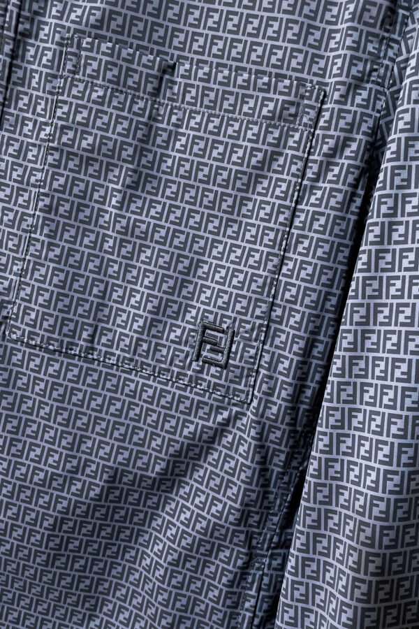 FND All-Over Monogram Front Fastening Jacket