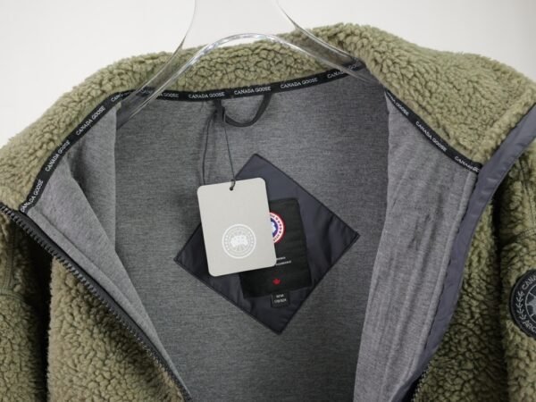 CG Zip-Up Sherpa Fleece Jacket - Olive Green