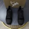 CLB Low-Top Trainers with Micro Stud Detail - Black