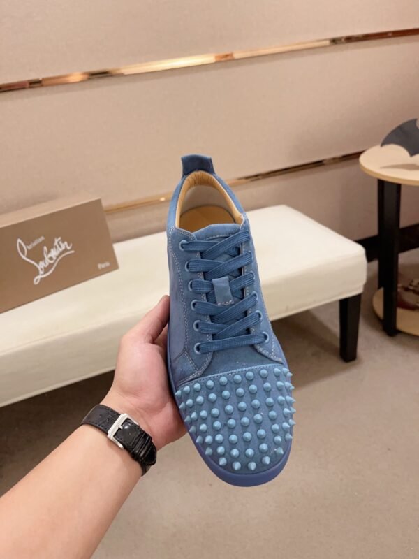 9b665d46 CLB Low-Top Trainers with Studded Toe Detail - Blue
