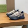 9c7ce553 GCCI Trainers with All-Over Monogram Pattern - Navy/Beige
