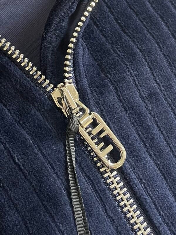 FND Hooded Zip-Up Jacket - Navy Blue