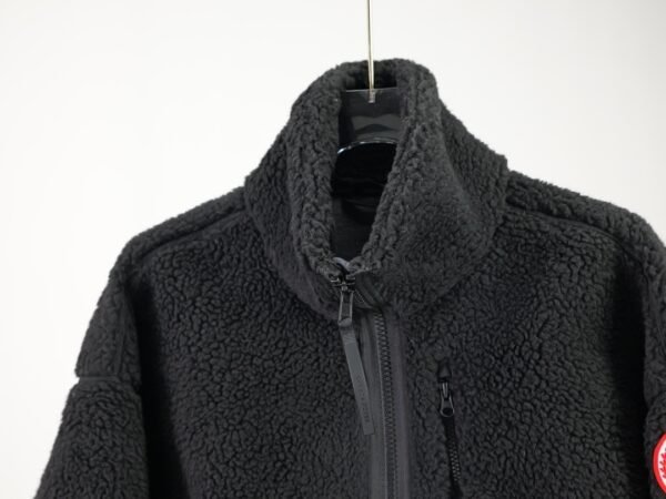 CG Zip-Up Sherpa Fleece Jacket - Black