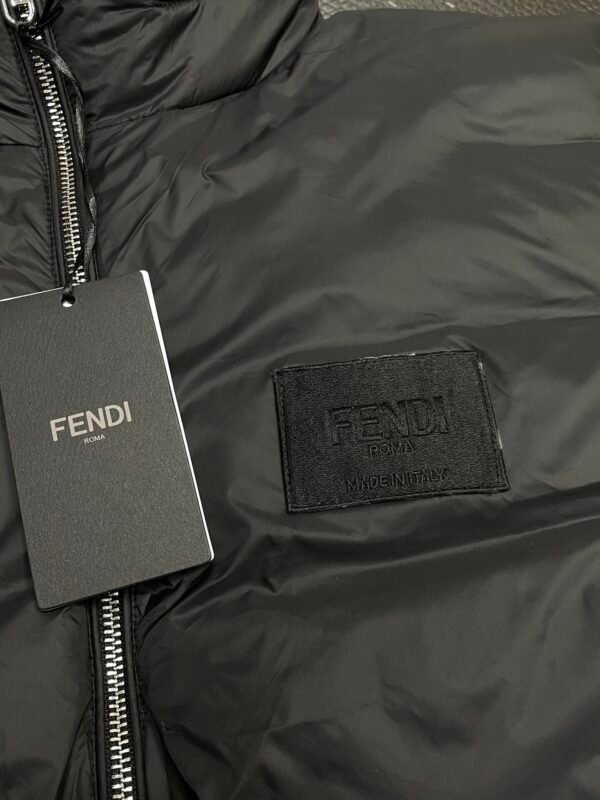 FND Monogram Padded Gilet - Black/Ivory